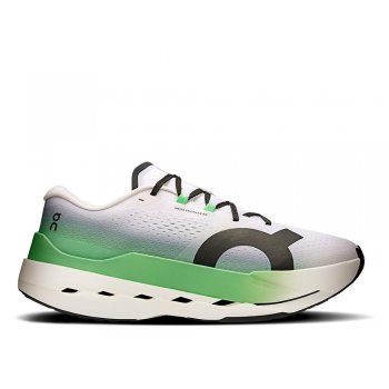 on cloudboom max m shoes white and green