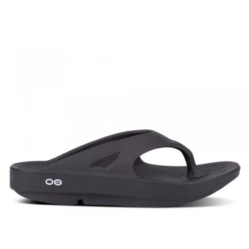 flip-flops oofos original sport black u black