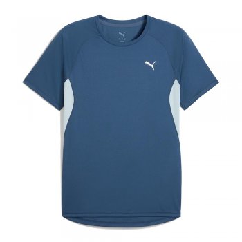koszulka puma run velocity tee poly dark indigo m granatowa