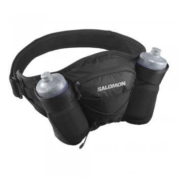 salomon cross belt 2 bottles black u black