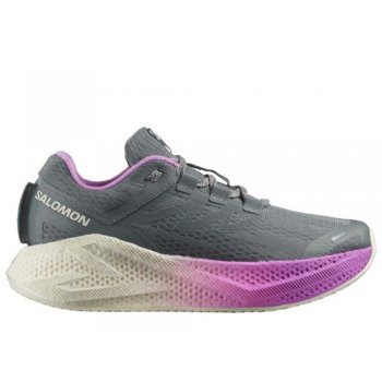 salomon aero glide 3 w gray-purple shoes