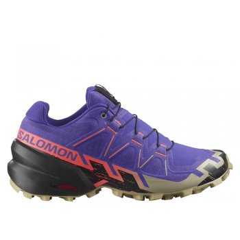 salomon speedcross 6 w purple-orange shoes