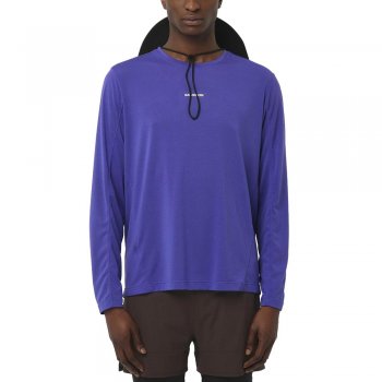salomon shkout core ls tee m purple
