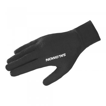 salomon merino gloves u black
