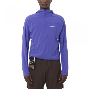 salomon sense aero hybrid m purple sweatshirt