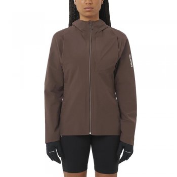 salomon bonatti trail jacket w brown