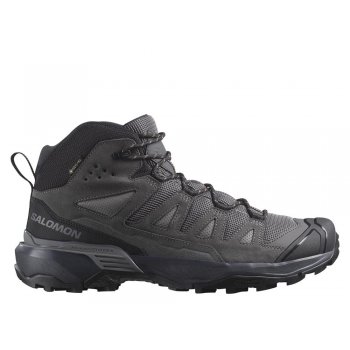 salomon x ultra 360 leather mid gore-tex m black-gray shoes