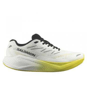 salomon aero blaze 3 grvl m white and yellow shoes