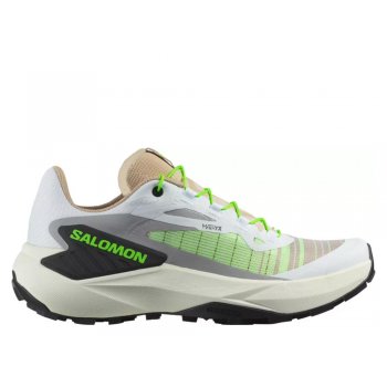 salomon genesis w white and green shoes