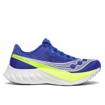 saucony endorphin pro 4 m shoes blue-lime