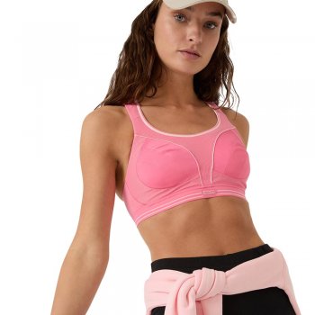 shock absorber ultimate run bra pink