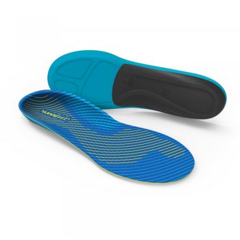 superfeet active support medium arch v2 u insoles blue