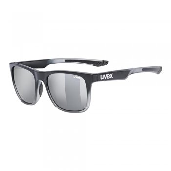 uvex lgl 42 u glasses black-silver