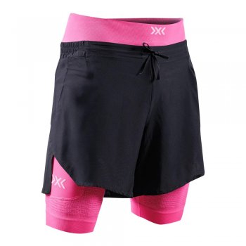 pantaloni scurți x-bionic® effector 2in1 bărbați xm negru-roz
