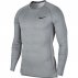 Koszulka Nike Pro Longsleeve Top M Szara