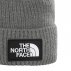 The North Face Box Logo Cuffed Beanie Gri M Gri