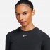 Tricou Nike Pro 365 W Alb-negru