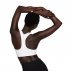 Sutien Nike Swoosh Medium Support pentru femei, alb