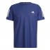 Tricou adidas Own The Run Tee M Bleumarin