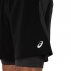 Spodenki Asics Road 2 In 1 7In Short M Czarne