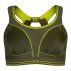stanik shock absorber ultimate run bra zielony