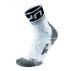 UYN Man Runner's One Short Socks M White/Black