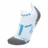 skarpety uyn lady run 2in socks w biało-turkusowe