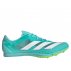 Kolce do biegania adidas Distancestar M Turkusowo-Białe