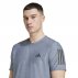 adidas Own The Run Tee M Blue-Black