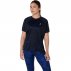 Tricou Asics Road Lite-Show pentru femei, negru și cobalt