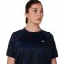 Tricou Asics Road Lite-Show pentru femei, negru și cobalt