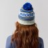 Czapka Brooks Heritage Pom Beanie U Niebiesko-Szara