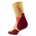 Cep Run Socks Mid Cut 5.0 W Yellow and Red
