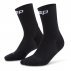 Cep Run Socks Mid Cut 5.0 Black and White Socks