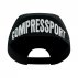 Compressport Pro Racing Cap Black U Black and White