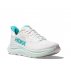 Hoka Clifton 10 W White and Turquoise Shoes