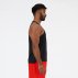 Koszulka New Balance Athletics Run Singlet M Czarna