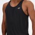 Koszulka New Balance Athletics Run Singlet M Czarna