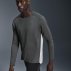 Tricou On Performance Long-T M Gri-Alb