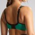 Biustonosz Panache z Sport Wired Bra Zielono-Czarny