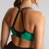 Biustonosz Panache z Sport Wired Bra Zielono-Czarny