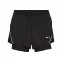 Pantaloni scurți Puma Ultraweave 5" 2 în 1 M, negru și alb
