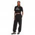 Tricou Reebok X Ewa cu logo mare, model Boxy, negru, femei