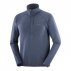 Salomon Essential Lightwarm M Purple Sweatshirt
