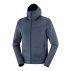Salomon Outline Warm Fleece M Purple Sweatshirt