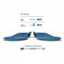 Superfeet Active Support Medium Arch V2 U Insoles Blue